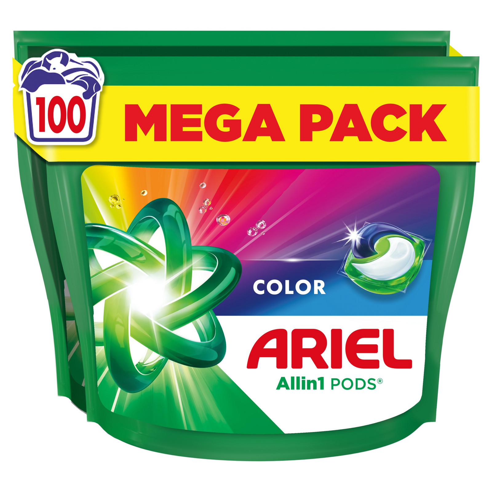 Ariel Color gelové kapsle na praní 100ks