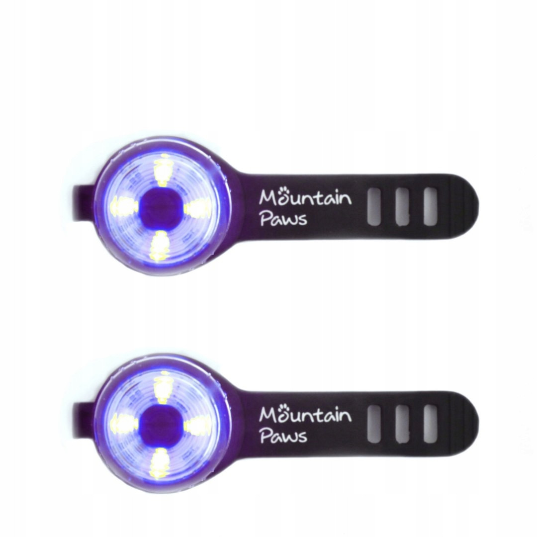 Bezpečnostní lampa pro psa Mountain Paws – 2 lampičky
