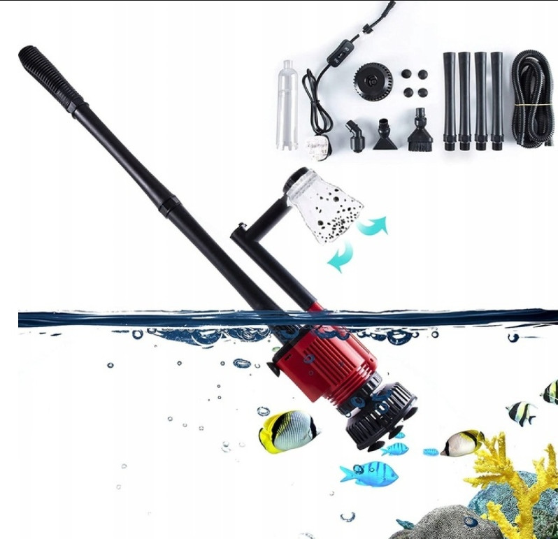 6V1 Vysavač Do Akvária Sada Na Čištění Písku Ze Štěrku