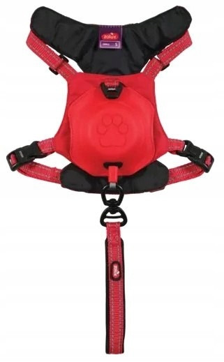 Zolux Postroj s automatickým vodítkem Easyride M červený