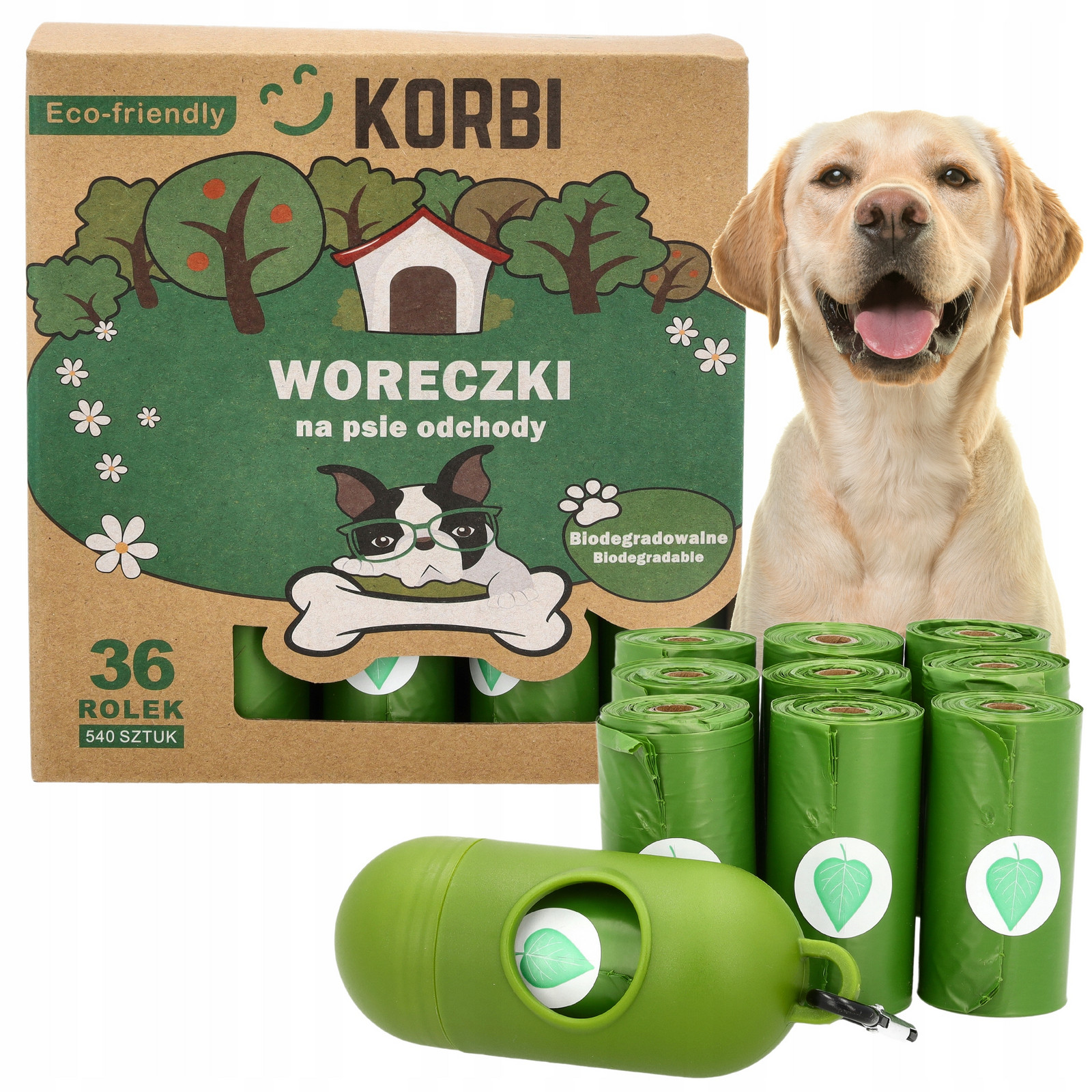 Biologicky Rozložitelné Sáčky Na Psí Exkrementy Sáčky Na Hovínka Psa Pouzdro 540 Ks