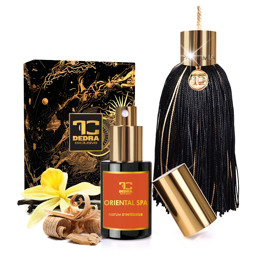 Pompon luxusní vonný střapec s bytovým parfémem Oriental Spa