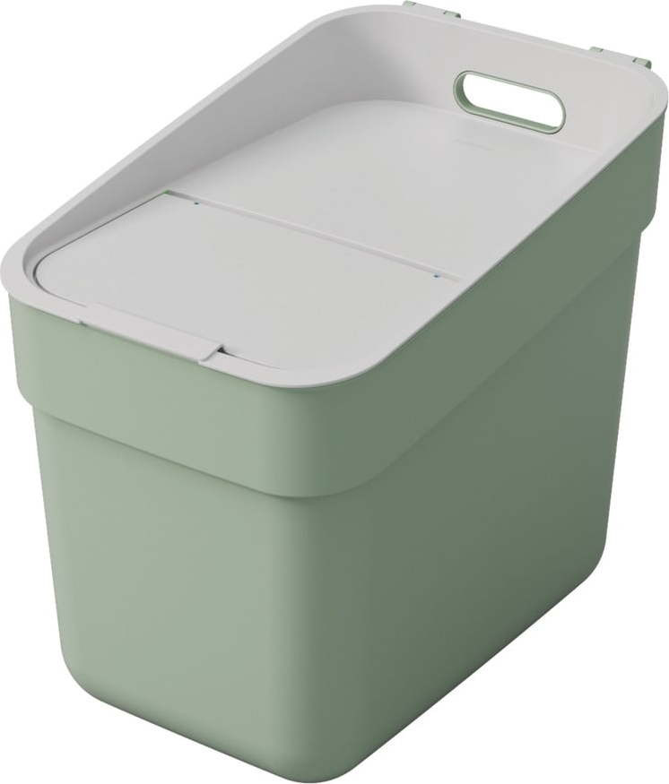 Světle zelený odpadkový koš na tříděný odpad z recyklovaného plastu 20 l Ready To Collect – Curver