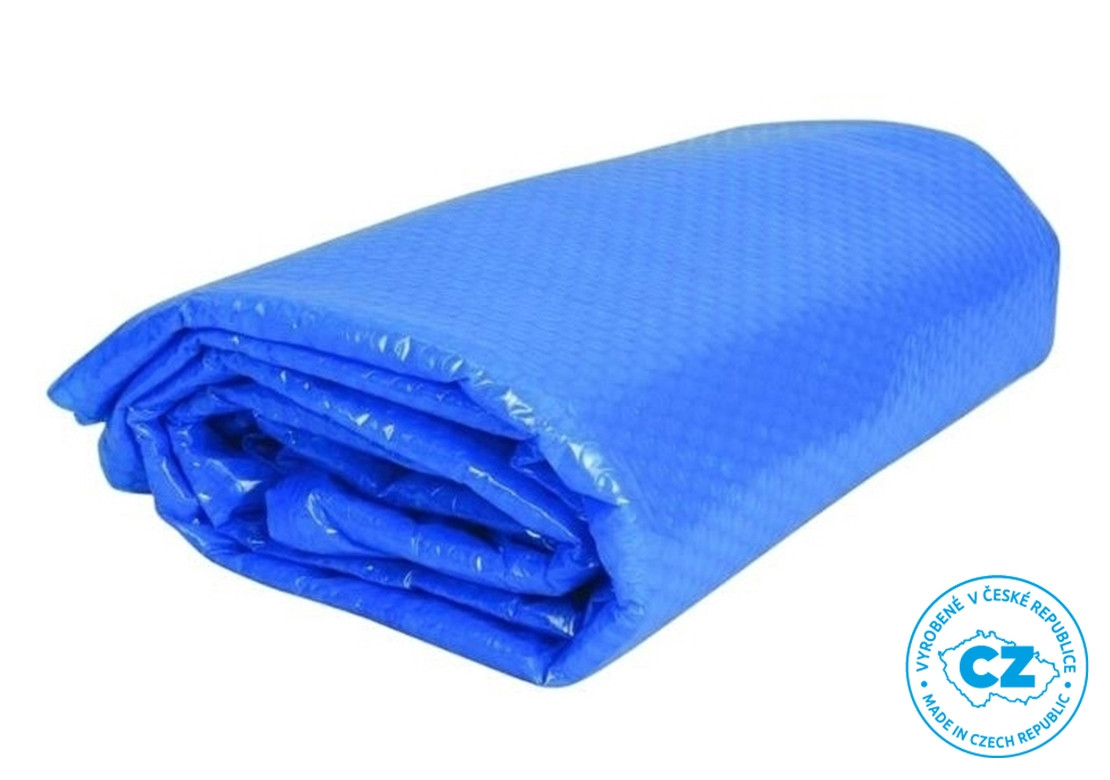 Solární plachta modrá pro bazény s Ø hladiny 3 m