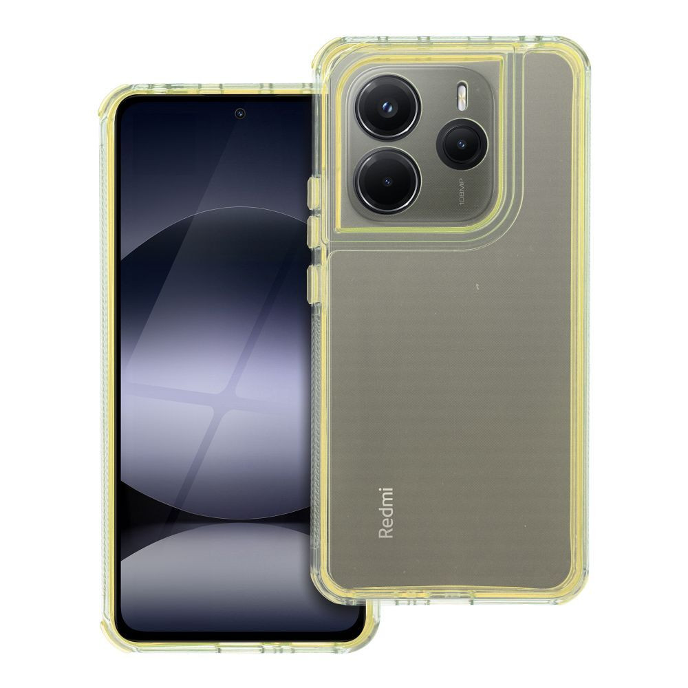 MATRIX CLEAR Case for XIAOMI Redmi Note 14 5G yellow