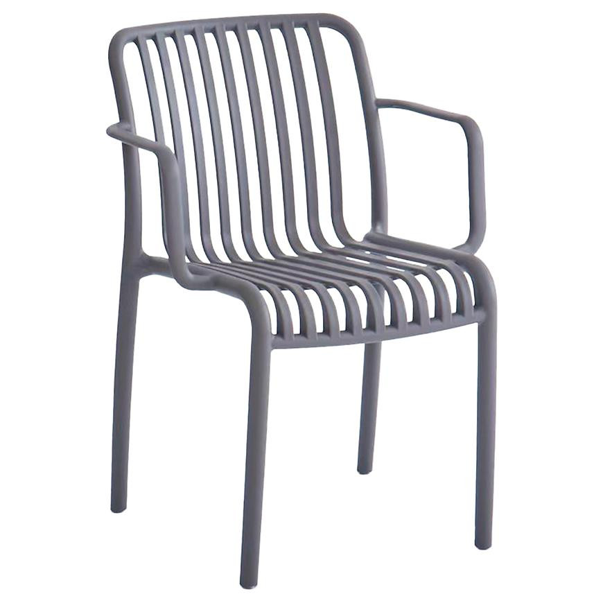 Plastová židle antracit