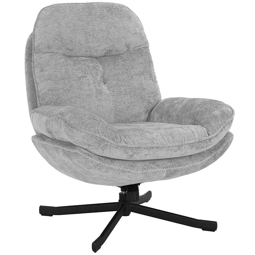 Křeslo Karmen světle šedá