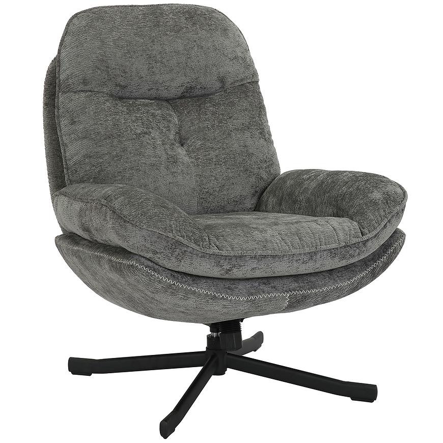 Křeslo Karmen tmavě šedá