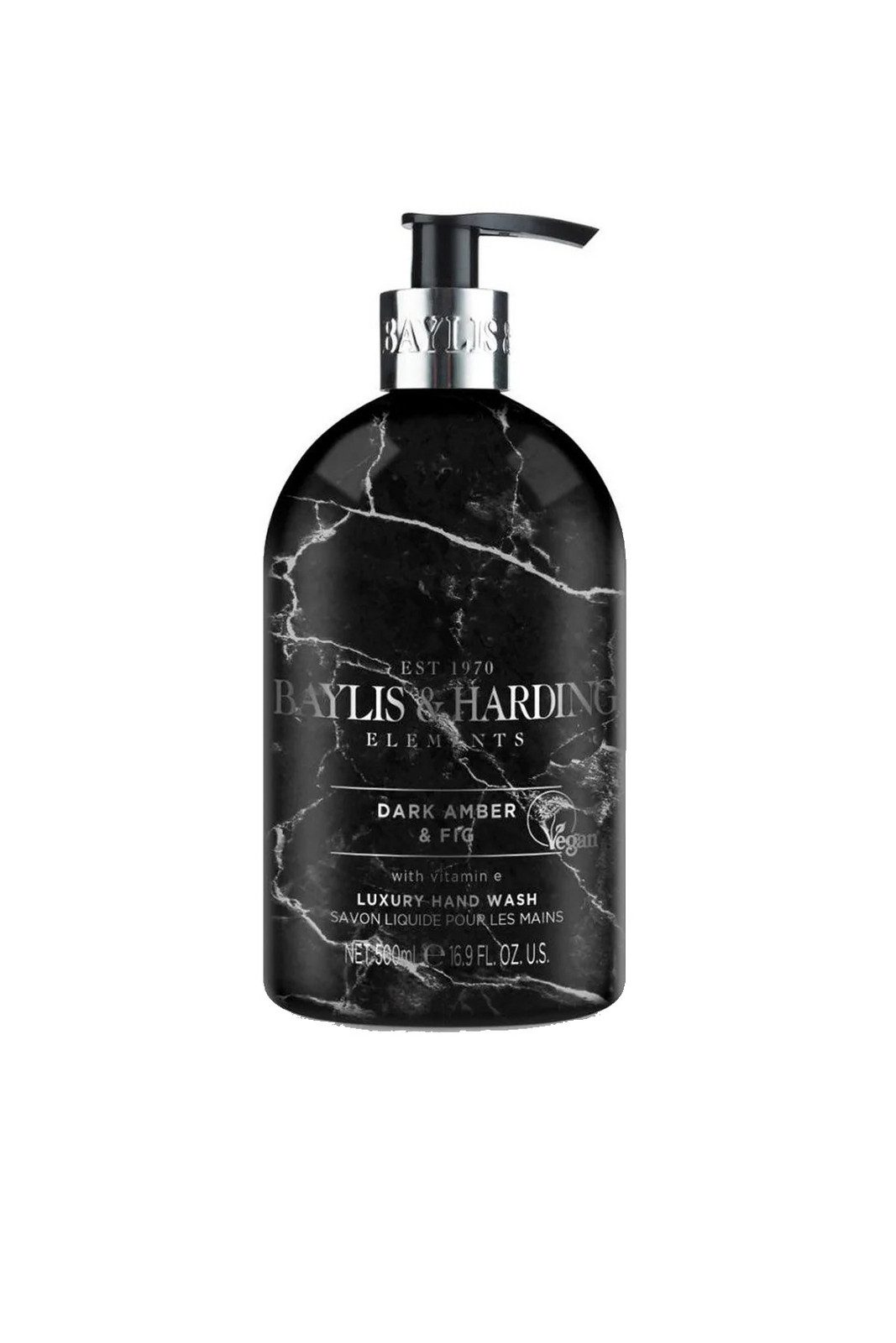 Baylis & Harding Tekuté mýdlo na ruce Dark Amber & Fig (Luxury Hand Wash) 500 ml