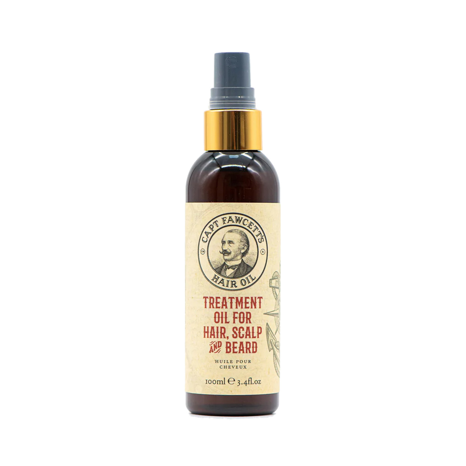 Captain Fawcett Vyživující olej na vlasy, pokožku hlavy a vousy (Hair, Scalp and Beard Oil) 100 ml