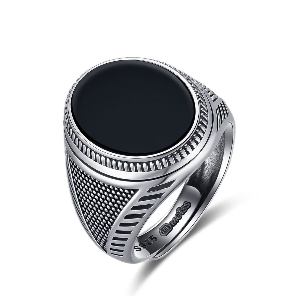 Diverse Stříbrný nastavitelný prsten pro muže DI0R0007