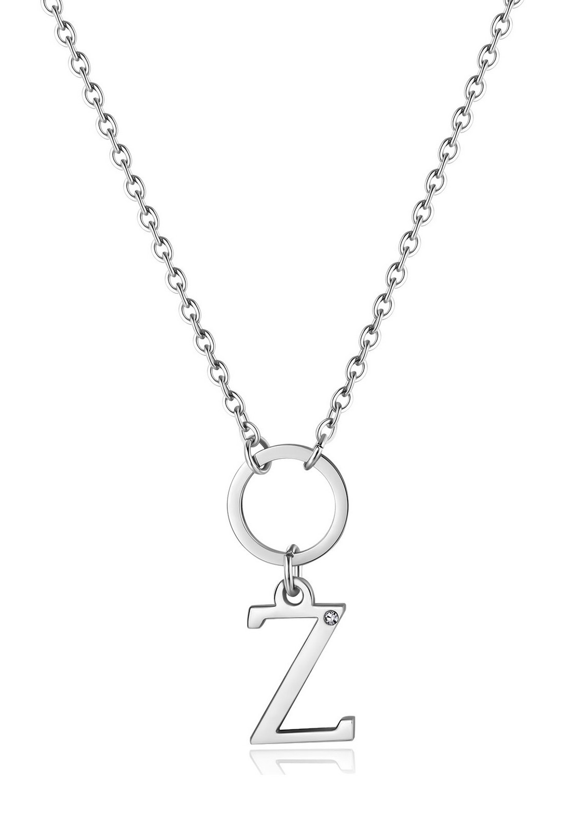 S'Agapõ Dámský ocelový náhrdelník s písmenem Z Happy SHAC88