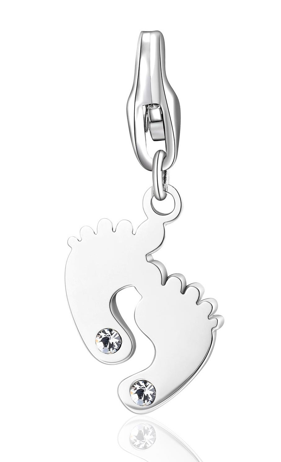 S'Agapõ Ocelový přívěsek Nožičky Happy SHA388