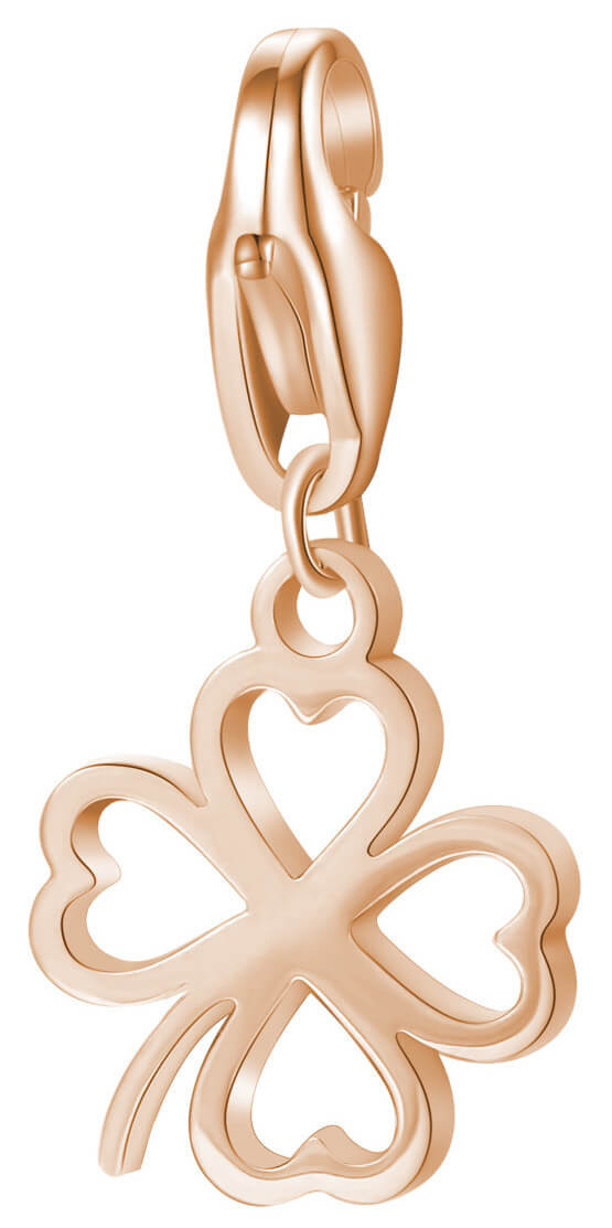 S'Agapõ Bronzový přívěsek Čtyřlístek Happy SHA360