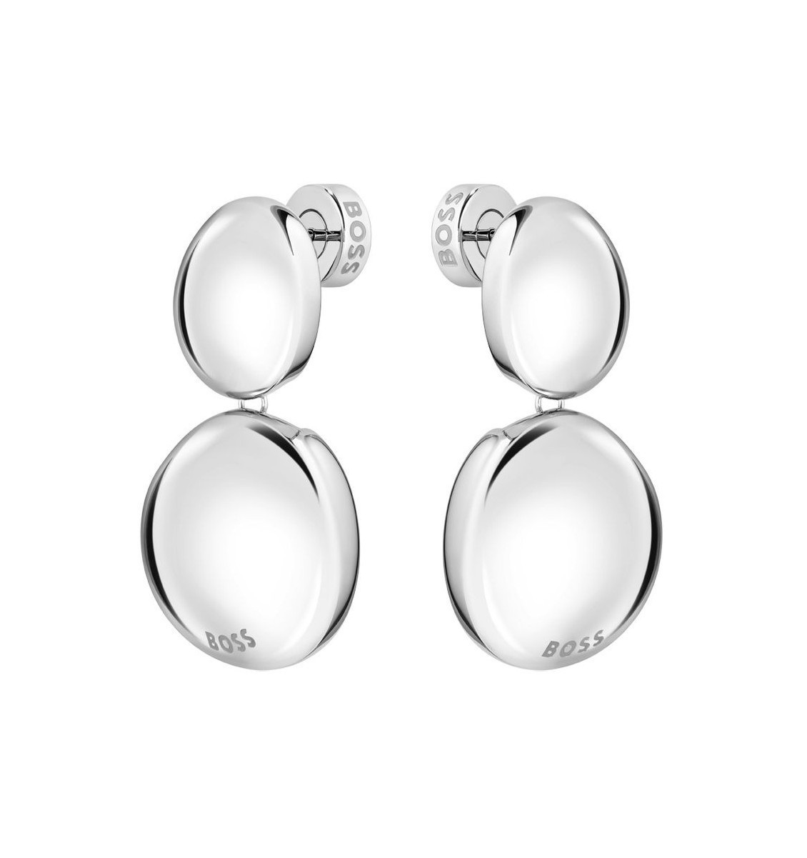 Hugo Boss Módní visací náušnice z oceli Nugget 1580718