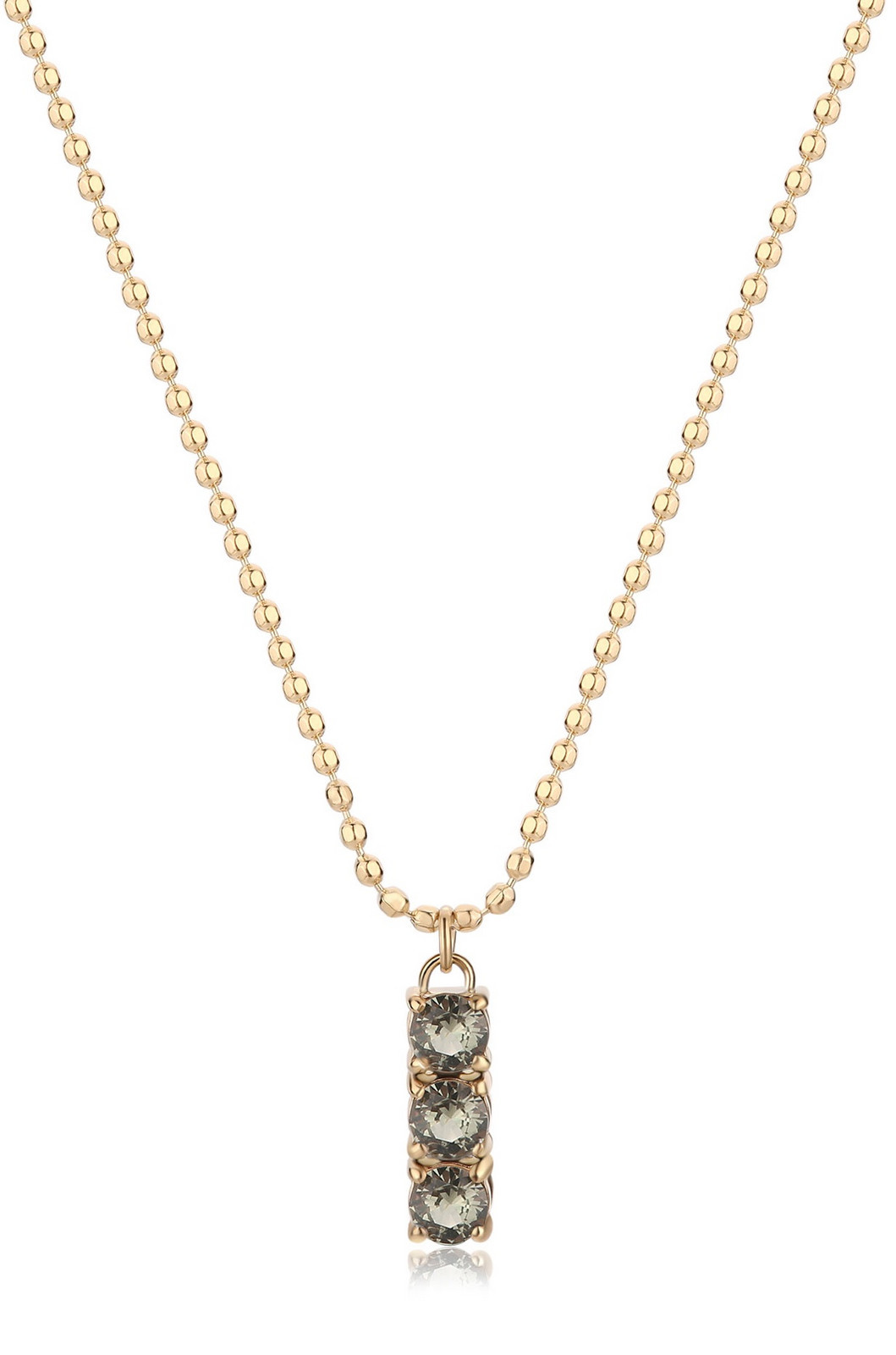 S'Agapõ Pozlacený dámský náhrdelník s kubickými zirkony Dazzly SDZ43