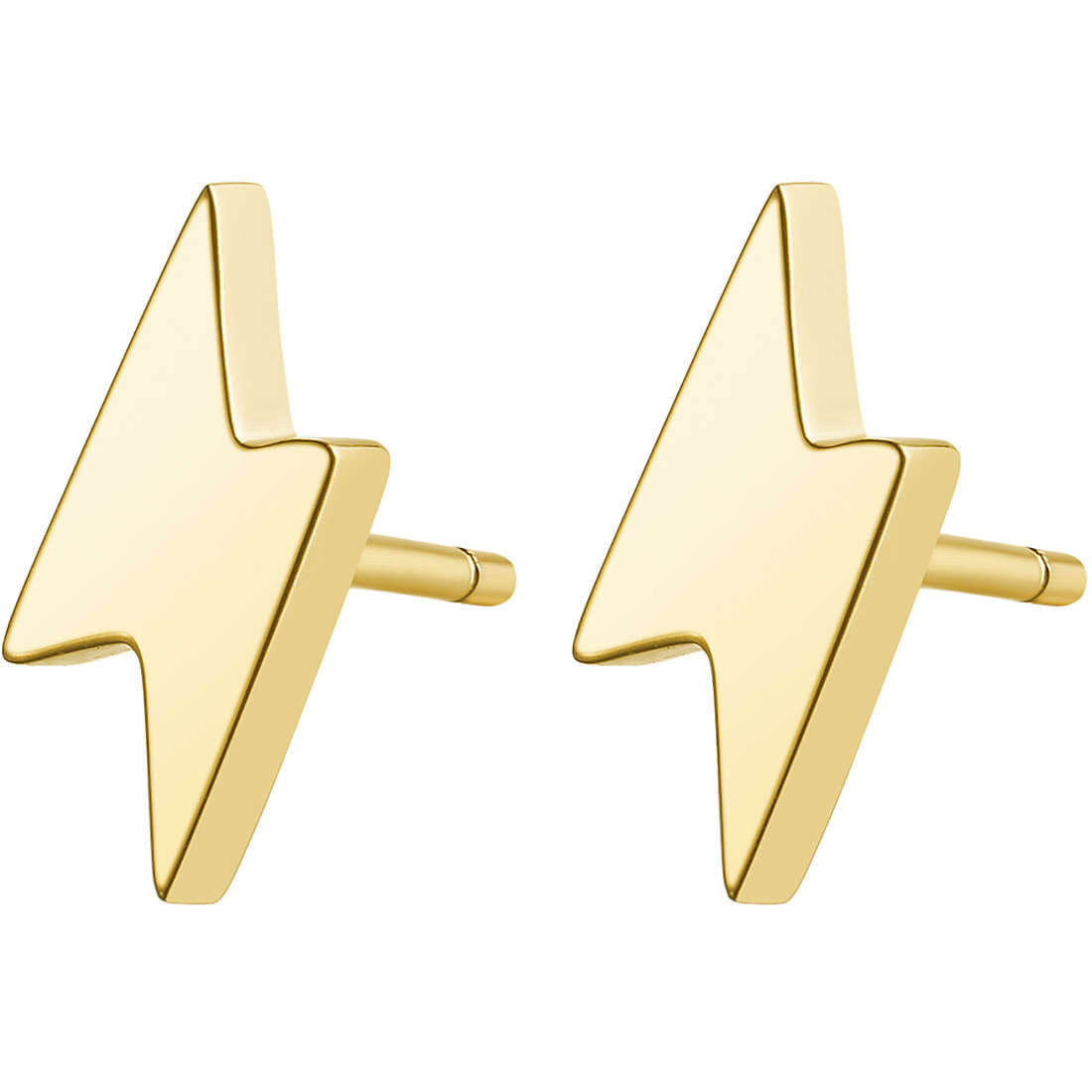 S'Agapõ Ocelové náušnice ve tvaru blesku CLICK SCK42