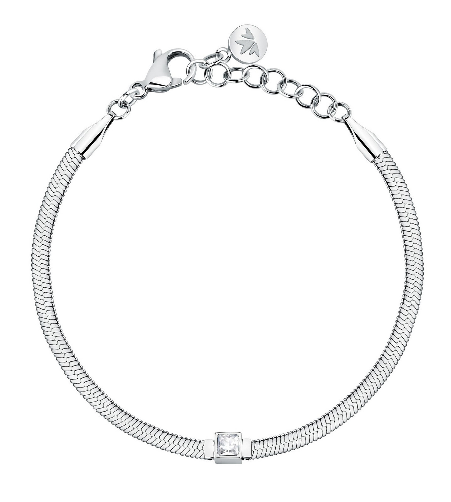 Morellato Nadčasový ocelový náramek s krystalem Hádek Gioia SAVY35