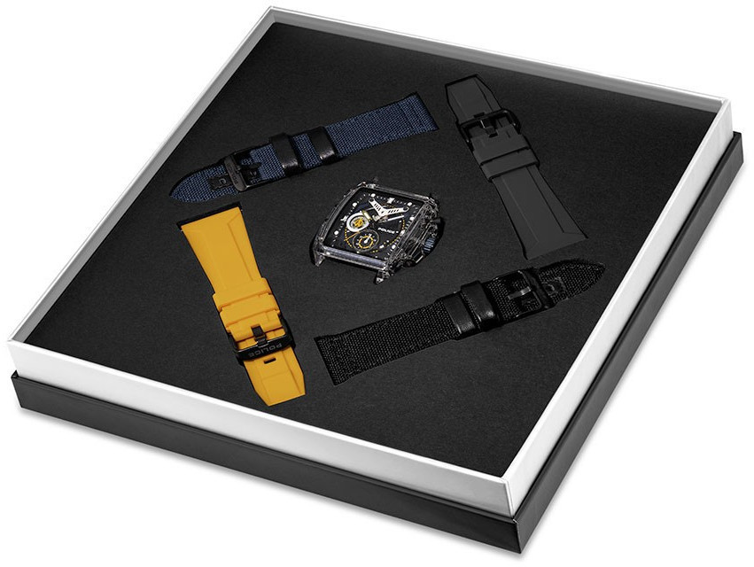 Police Dárkový set Clout PEWGC00770X1 + náhradní řemínky