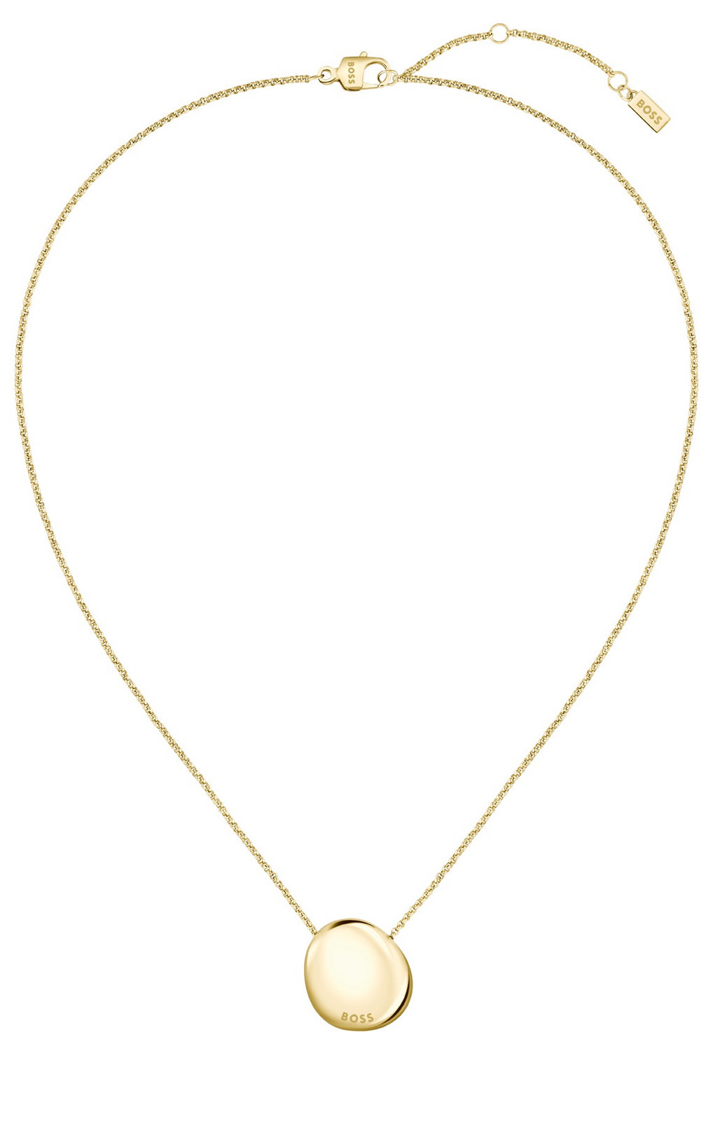 Hugo Boss Dámský pozlacený náhrdelník Nugget 1580712
