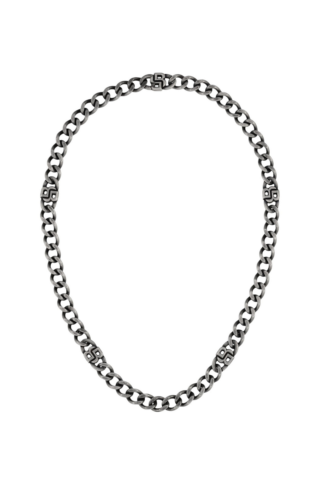 Hugo Boss Výrazný ocelový náhrdelník pro muže Double B 1580744