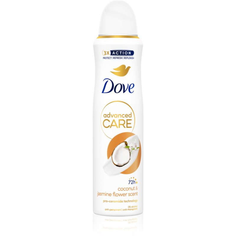 Dove Advanced Care Coconut & Jasmine Flower Scent antiperspirant pro ženy 150 ml