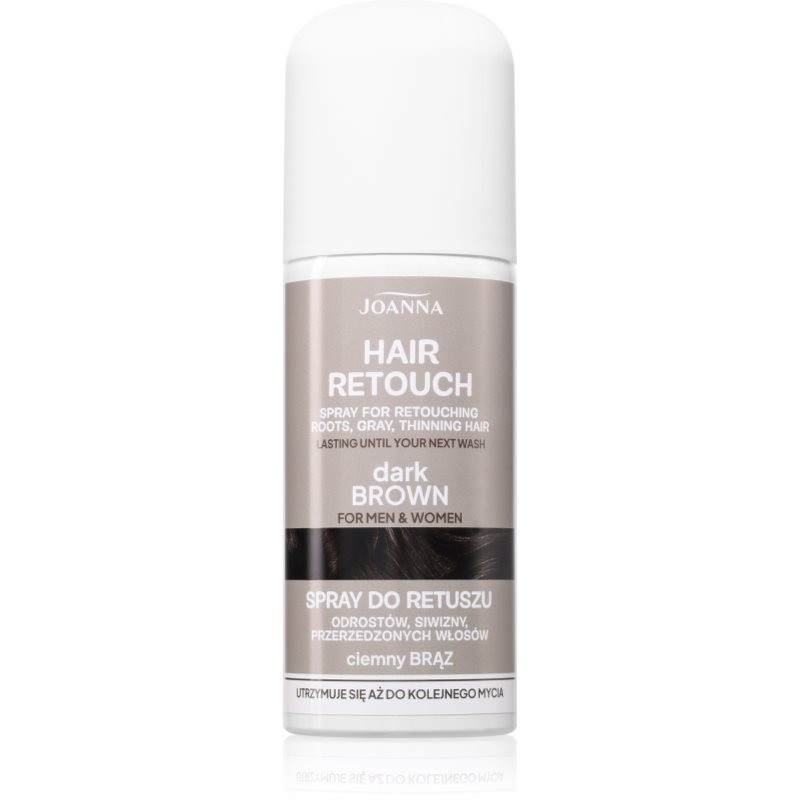 Joanna Hair Retouch Spray sprej pro zakrytí šedin Dark Brown 75 ml