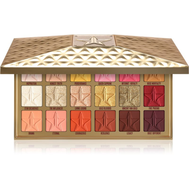 Jeffree Star Cosmetics Artisty Palette Gold Blooded paletka očních stínů 18x1.5 g