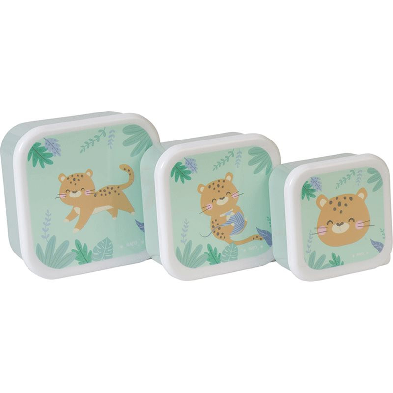 Saro Baby Snack Boxes svačinový box Hunter Mint 3 ks
