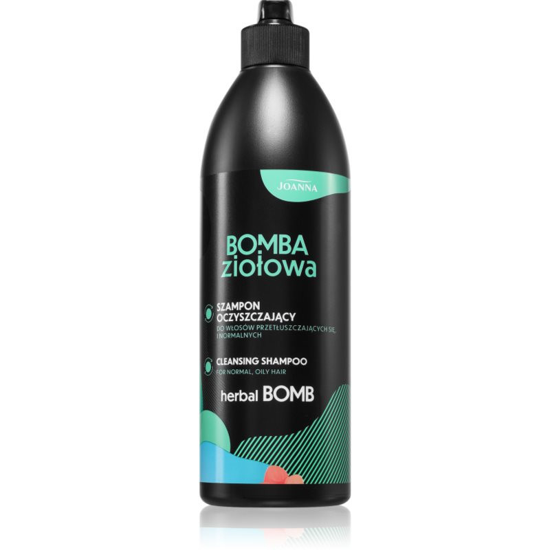 Joanna Herbal Bomb Cleansing Shampoo hloubkově čisticí šampon pro mastné vlasy a vlasovou pokožku 500 ml