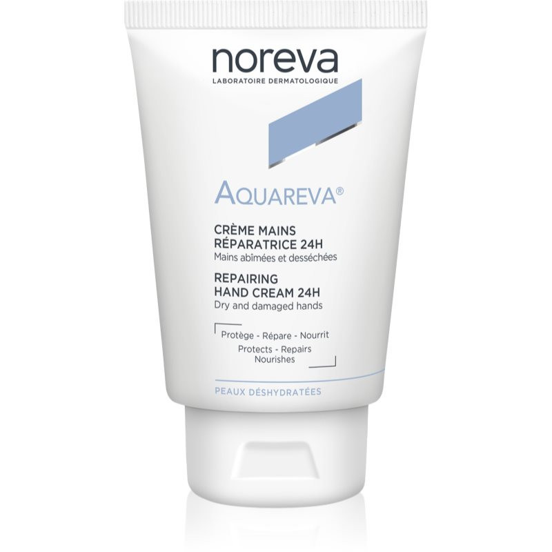 Noreva Aquareva Repairing Hand Cream 24H regenerační krém na ruce s hydratačním účinkem 50 ml