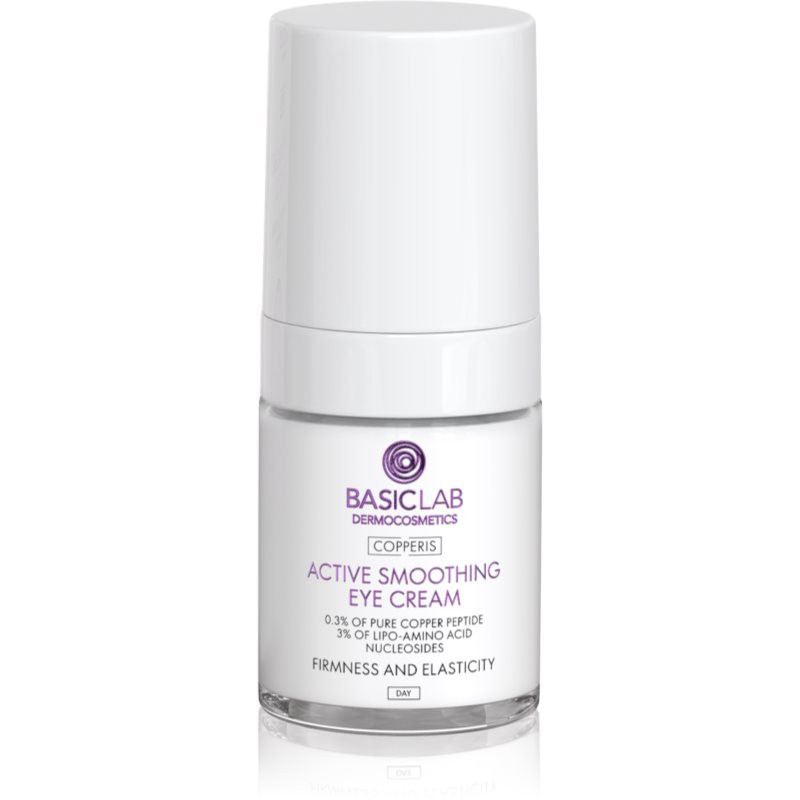 BasicLab Dermocosmetics Copperis vyhlazující oční krém na den 18 ml