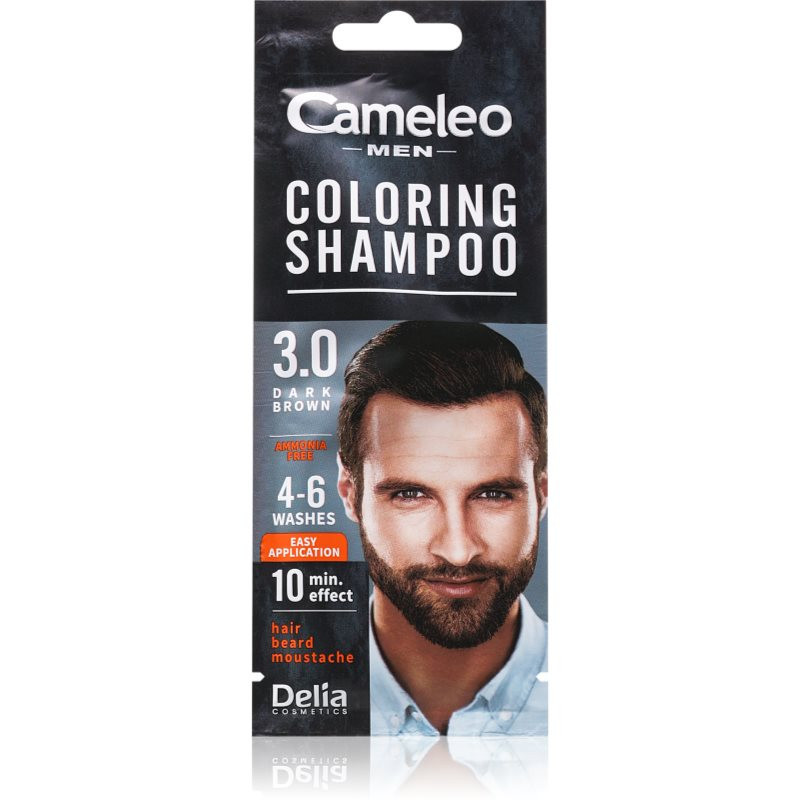 Delia Cosmetics Cameleo Coloring Shampoo tónovací šampon na vlasy pro muže 15 ml