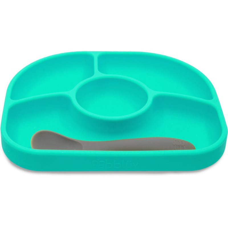 BBLÜV Yümi dělený talíř Aqua 1 ks