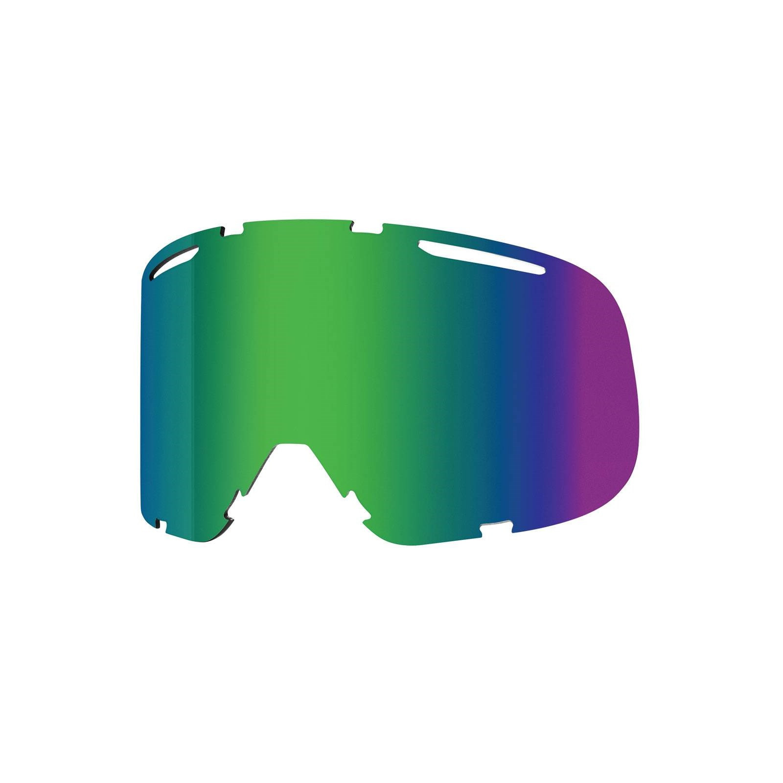 náhradní sklo SMITH - L Riot Green Sol-X (02C5)