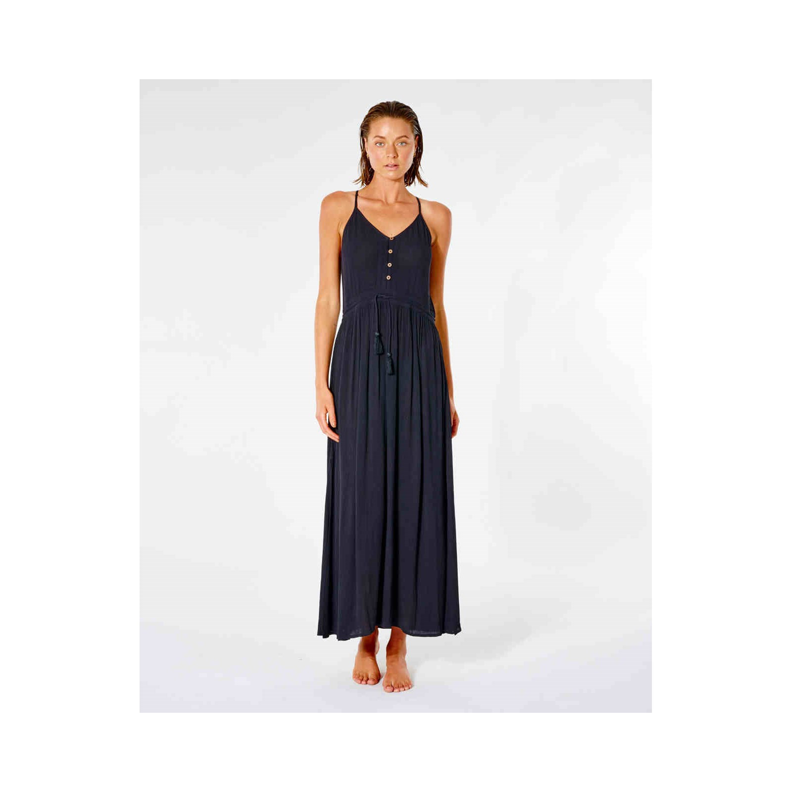 šaty RIP CURL - Classic Surf Maxi Dress Black  (90) velikost: M