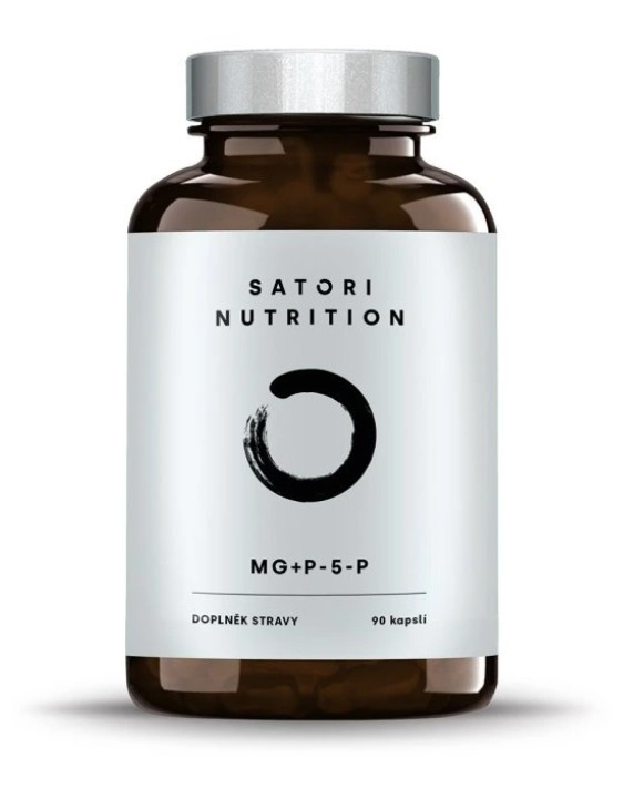 SATORI NUTRITION Magnesium Bisglycinát MG + P-5-P 90 kapslí