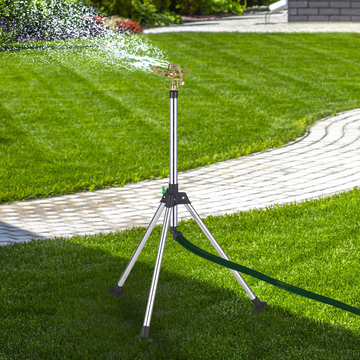 Haushalt international Kovový pulzní postřikovač na stojanu