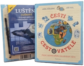 Balíček Čeští cestovatelé + křížovky s tužkou