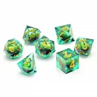 Glassstaff Forest Dragon's Gaze Floating Eye RPG Dice Set (7)