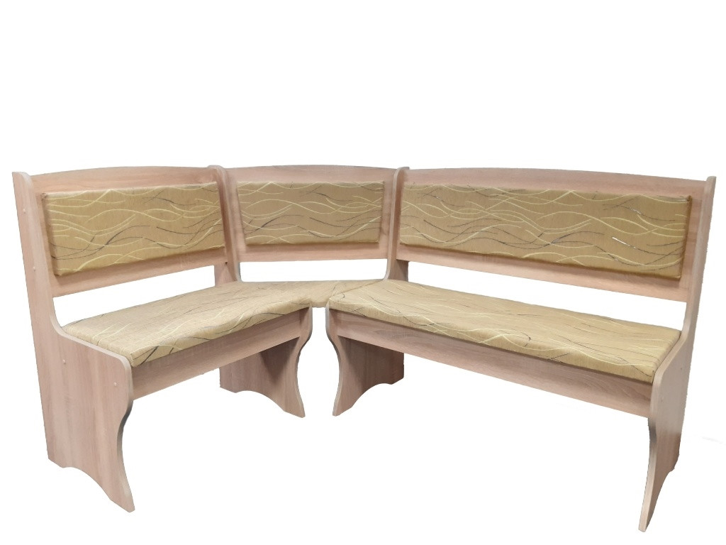 Rohová lavice BUREWALA, dub sonoma/látka Monaco, 5 let záruka