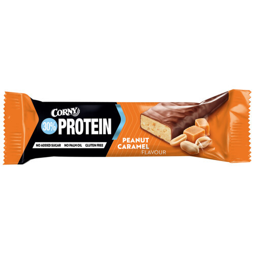 CORNY Protein 30 % arašídy karamel 50g