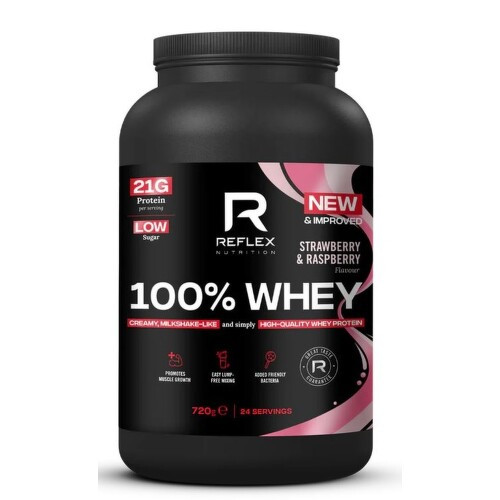 Reflex 100% Whey 720 g strawberry raspberry