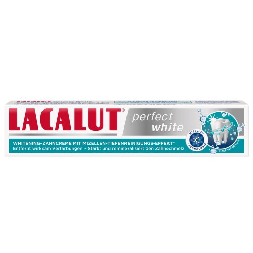 Lacalut perfect white micelární zubní pasta 75ml