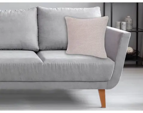 Dekorační polštář ZigZag 45x45 cm, pískový