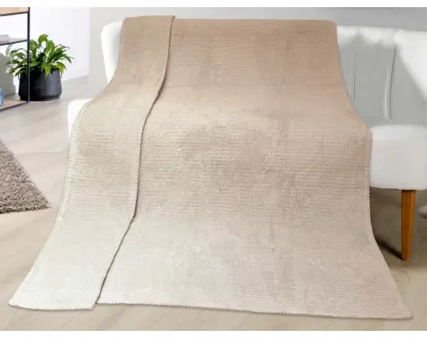 Kašmírová deka ZigZag 150x200 cm, písková