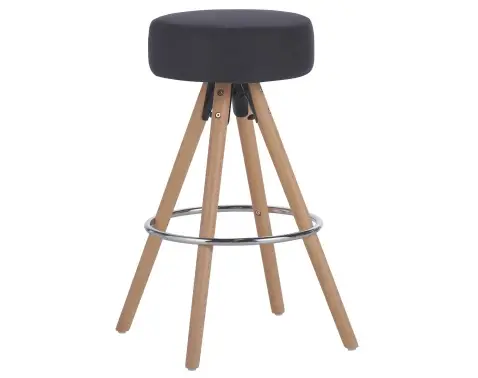 Barová stolička Helsing, antracitová látka