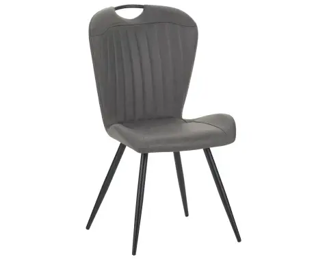 Jídelní židle Nottingham, šedá vintage optika kůže