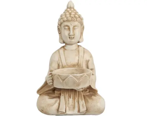 Dekorační soška/svícen Buddha, 14 cm