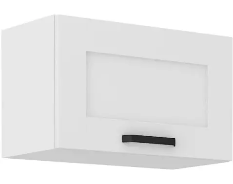 Horní výklopná kuchyňská skříňka Luna, 60 cm, bílá